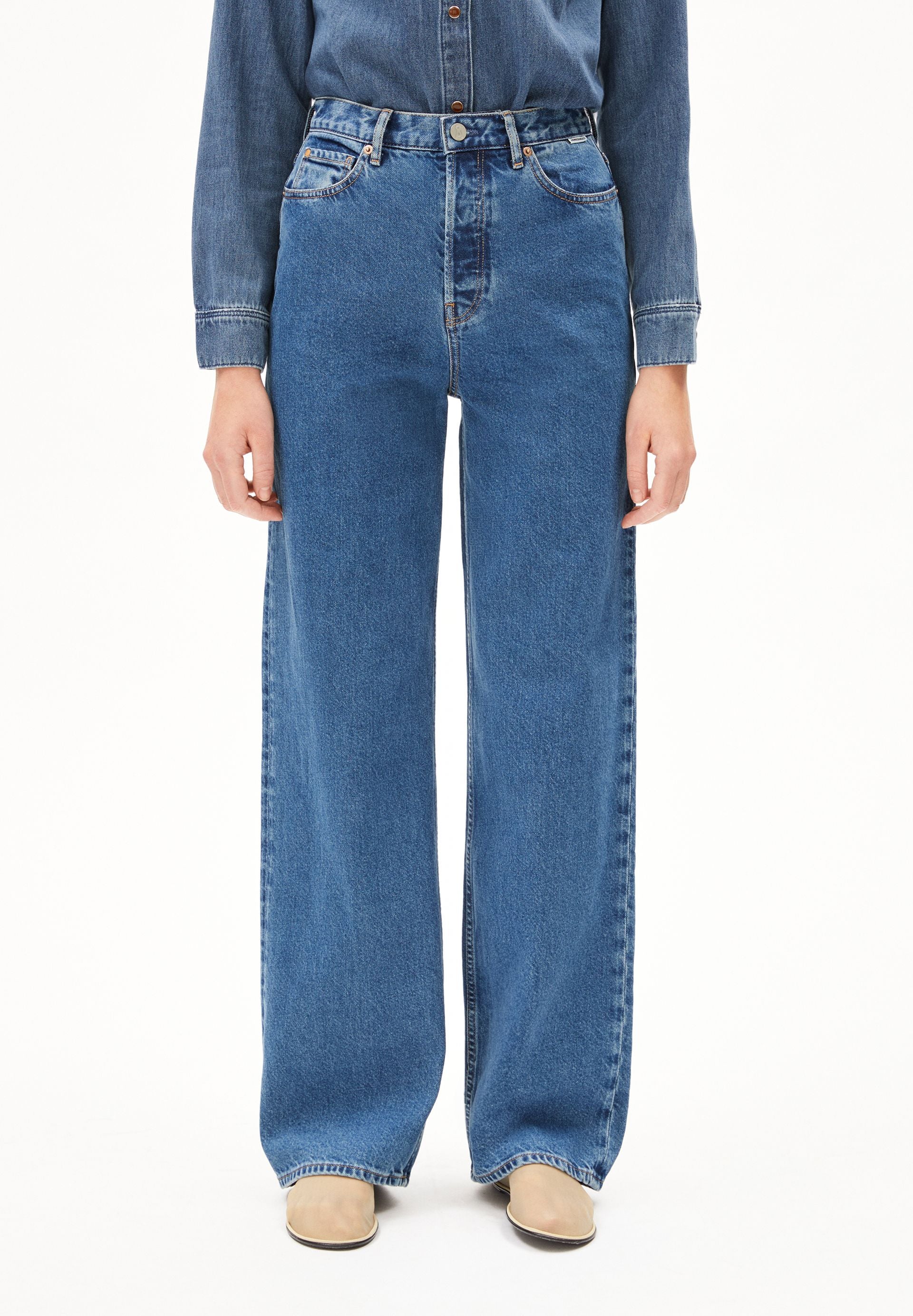 ENIJAA HIGH WAIST WIDE JEANS | daydream