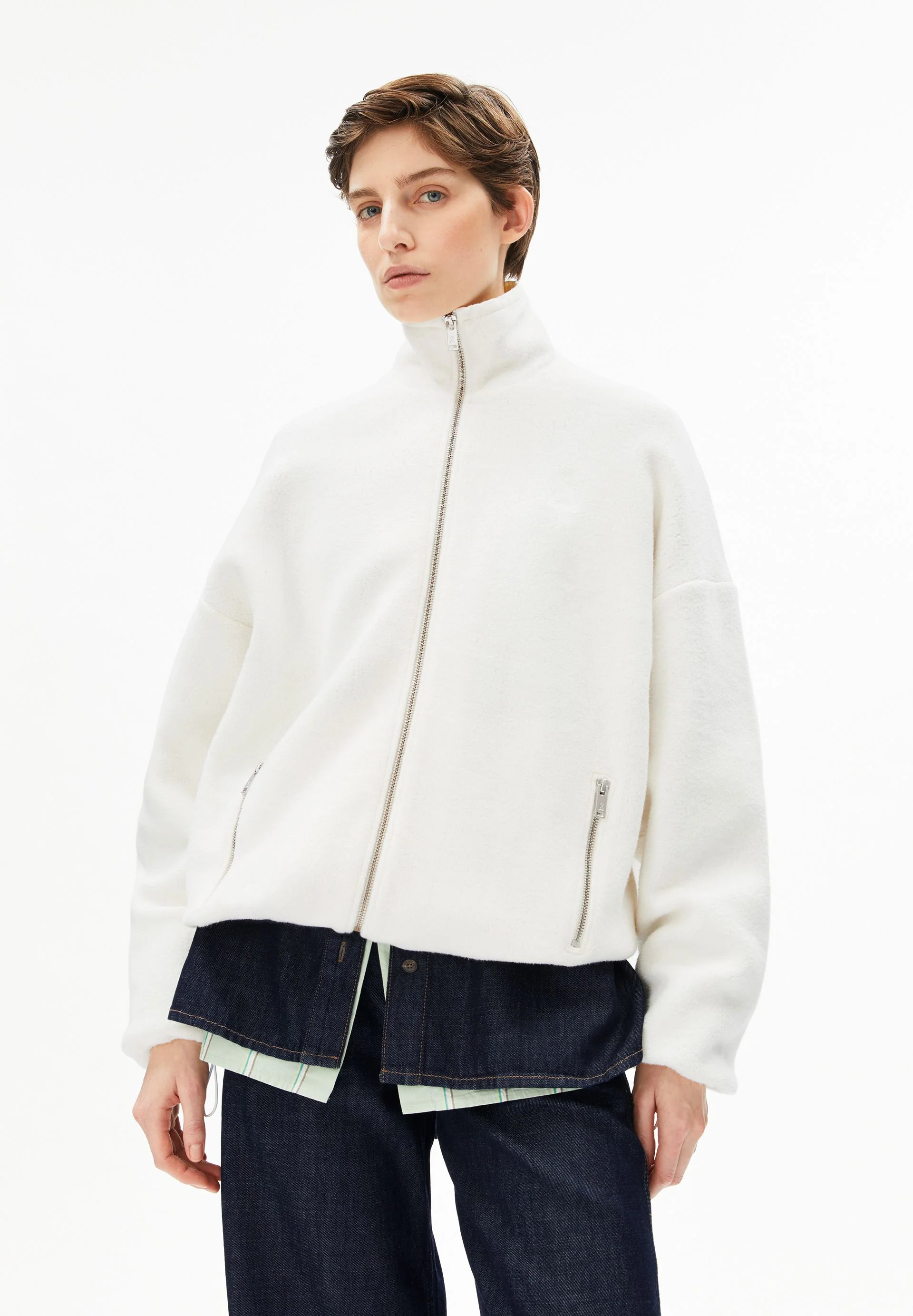 COTTON FLEECE JACKET - Image 3