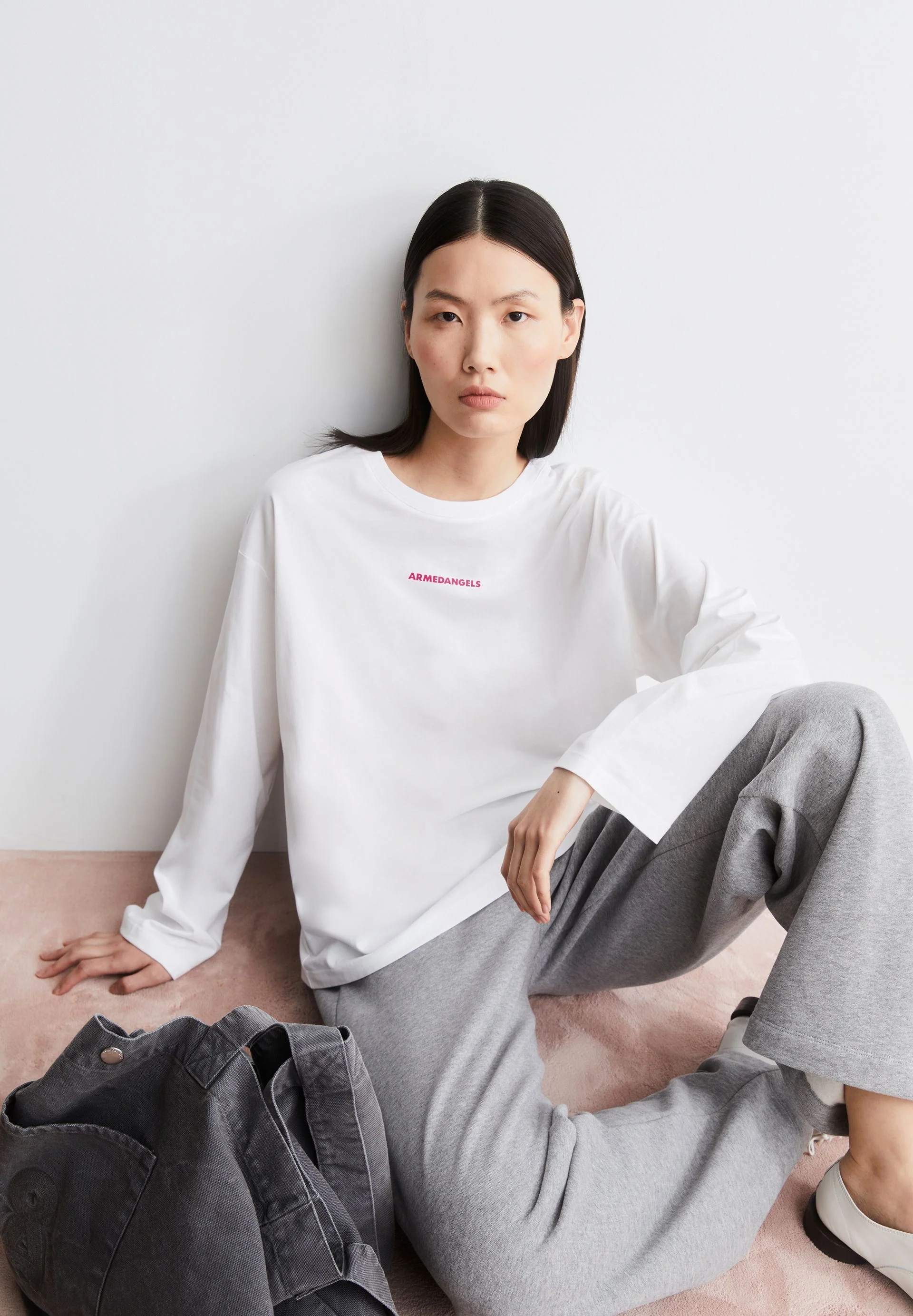 FIETAA SMILE LANGARMSHIRT | white-pink mist - Image 4