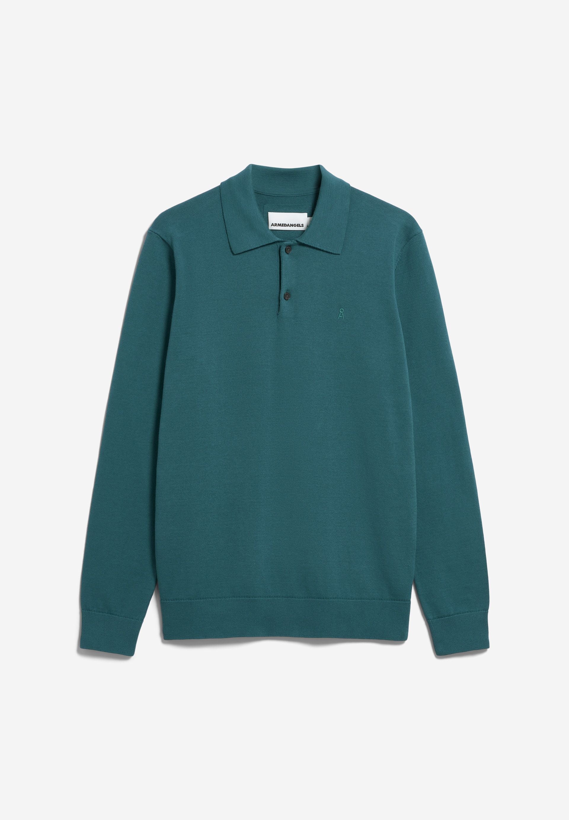 KNIT LONGSLEEVE POLOSHIRT
