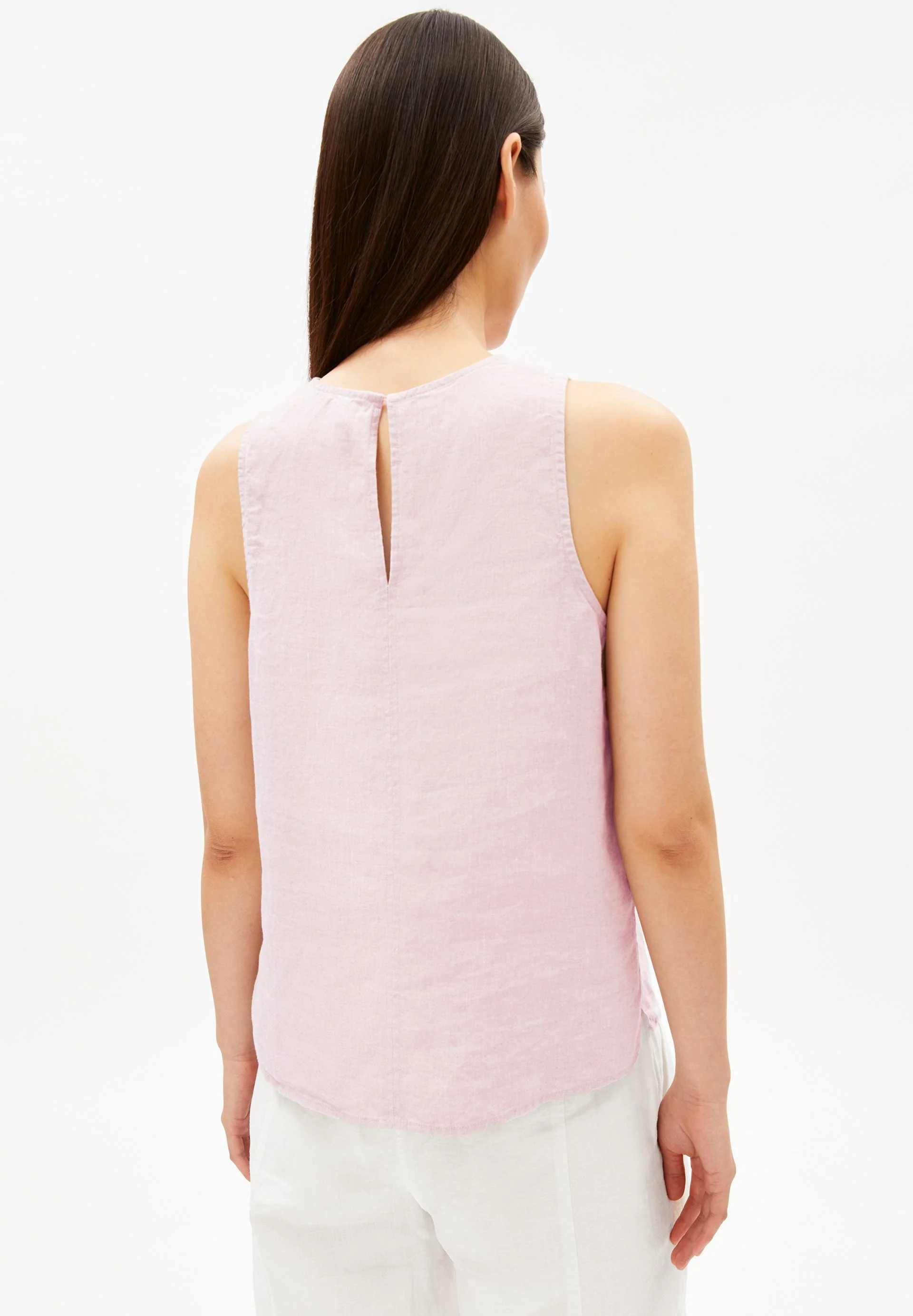 LEINEN BLUSEN-TOP | pink mist - Image 2
