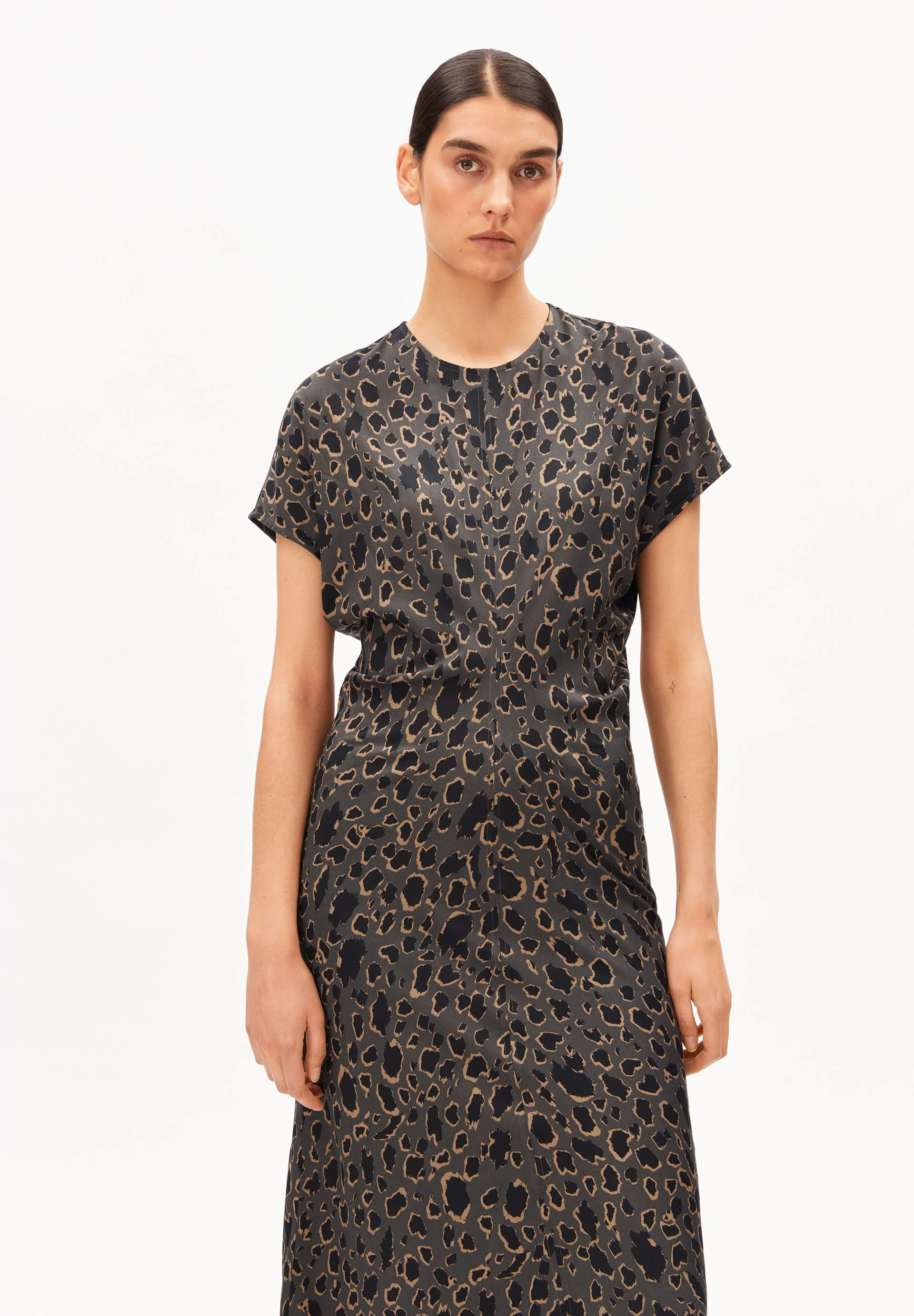 LEO BAT WING MIDI DRESS
