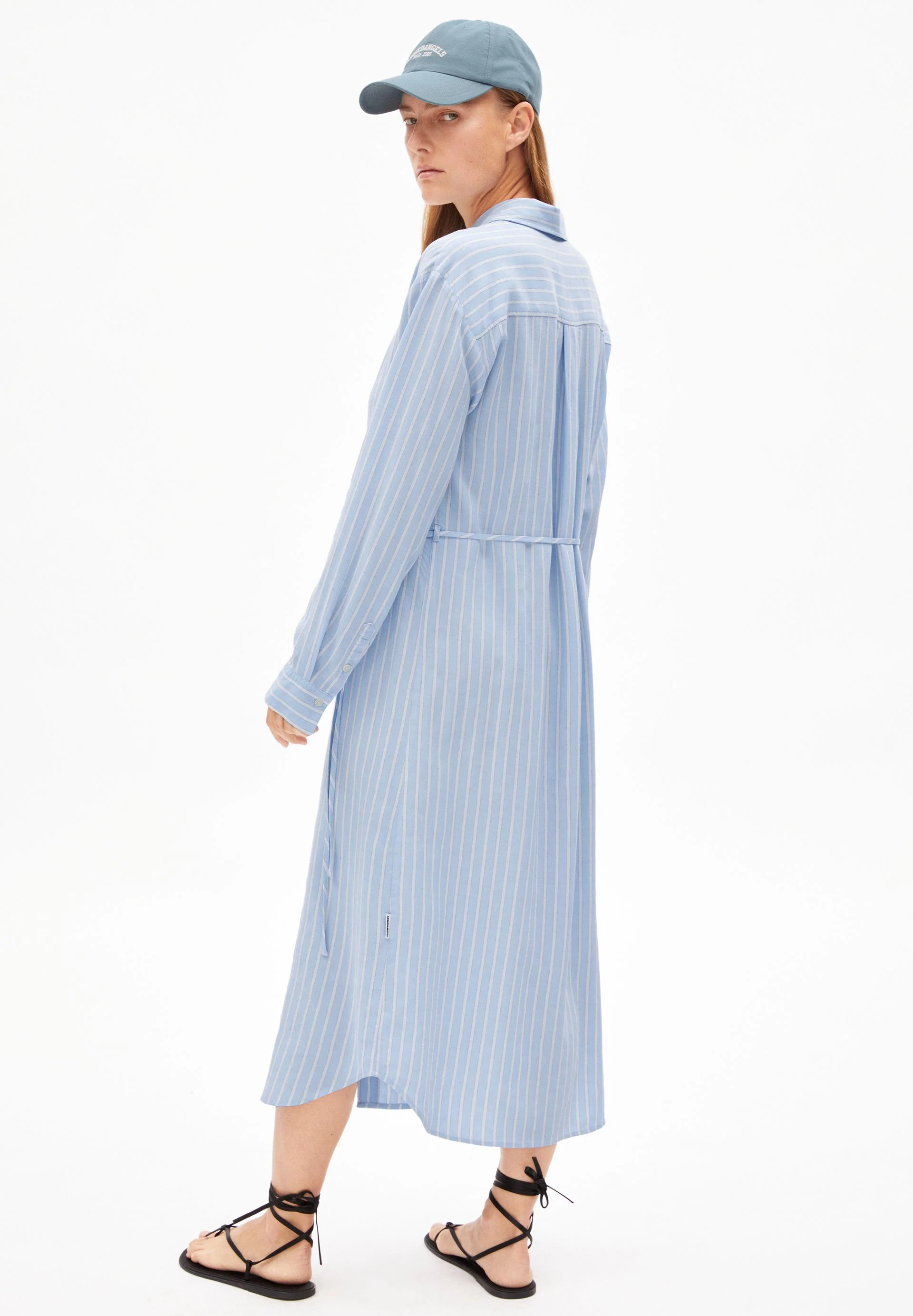 MATHAA LINO STRIPES | silky blue-morning sky - Image 2