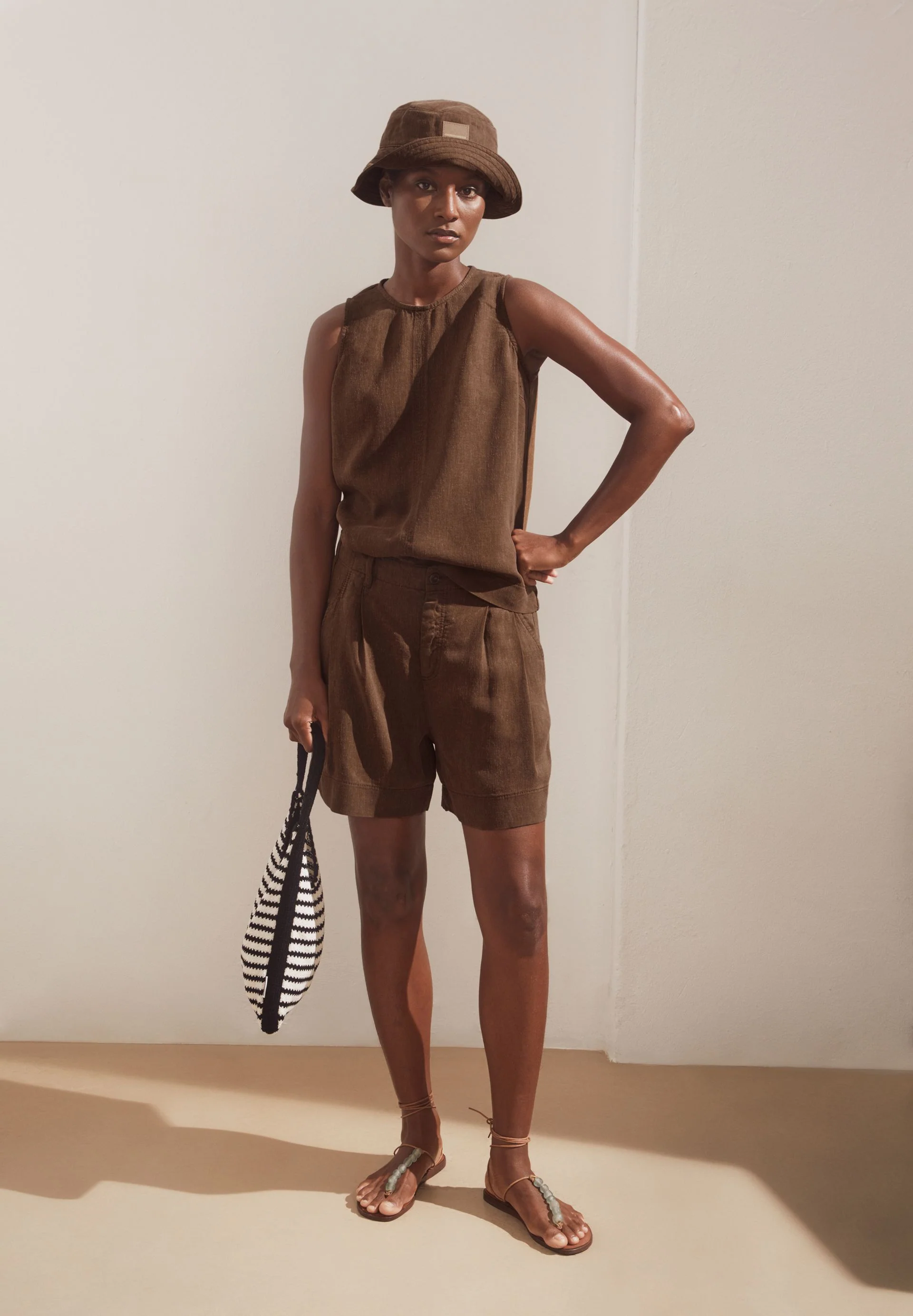 PIÑAYARN® MIX GMT DYE SHORTS | dried palm - Image 4
