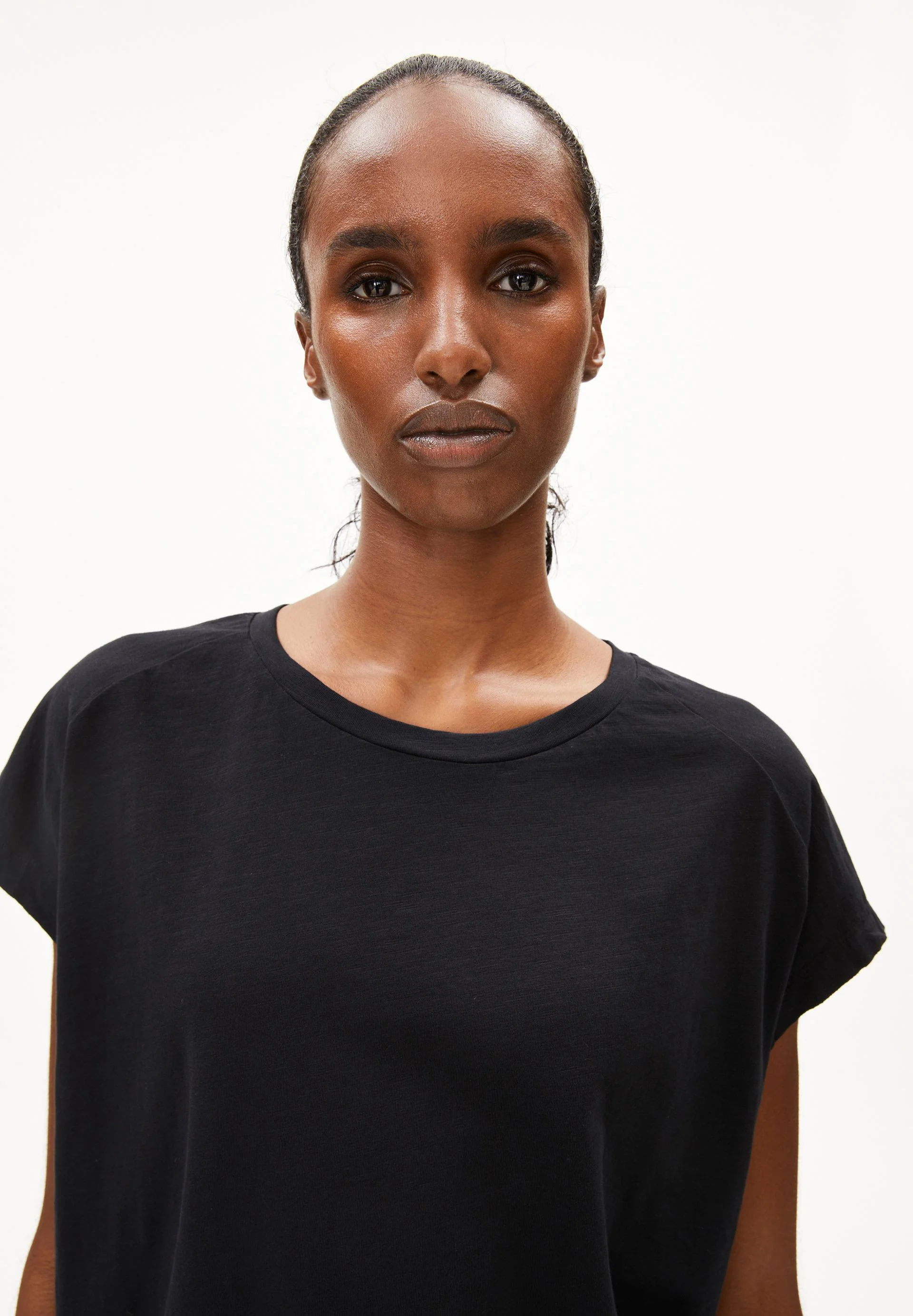 SLUB JERSEY T-SHIRT | black - Image 3