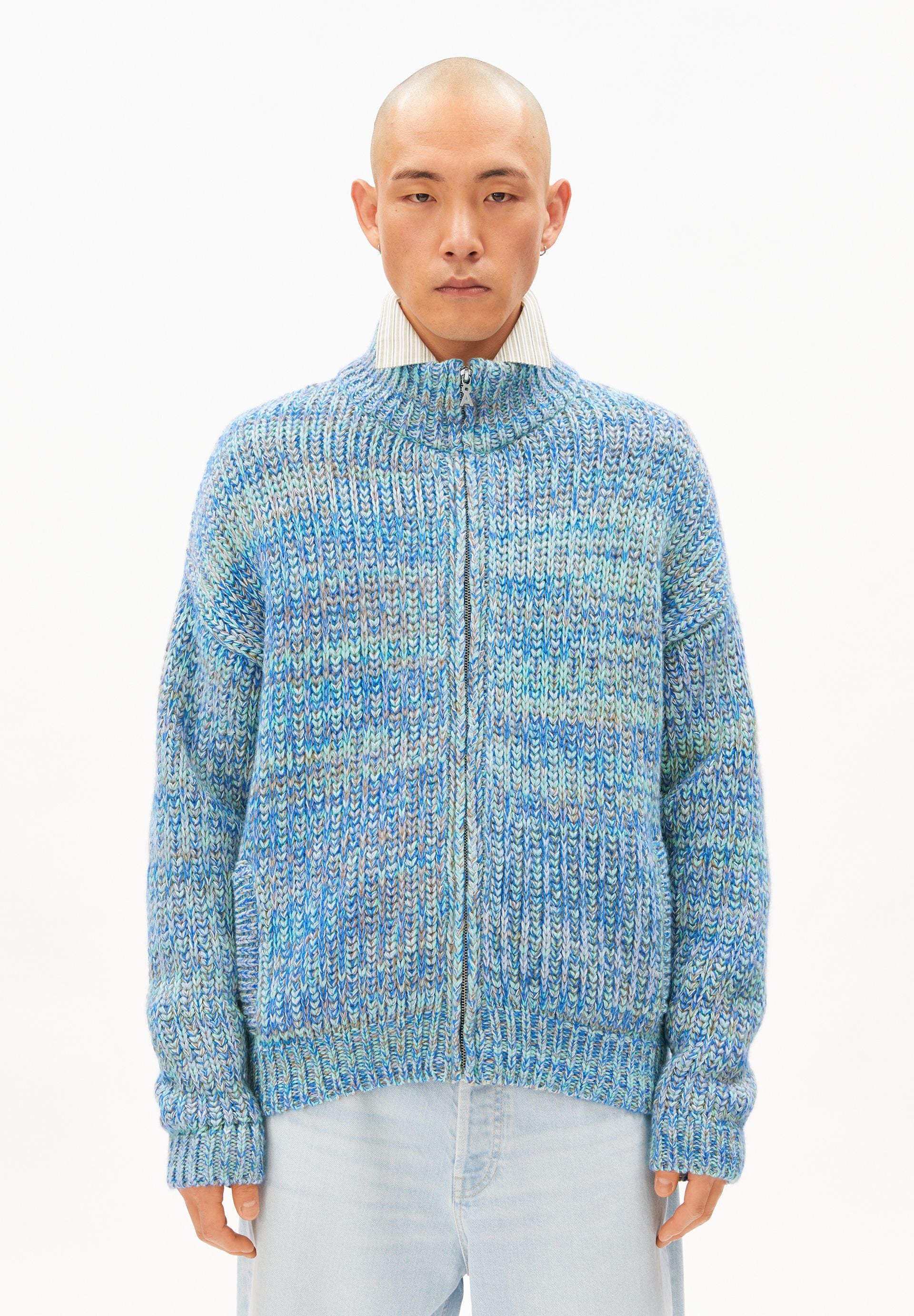 UN-WASTED KNIT TROYER JACKET
