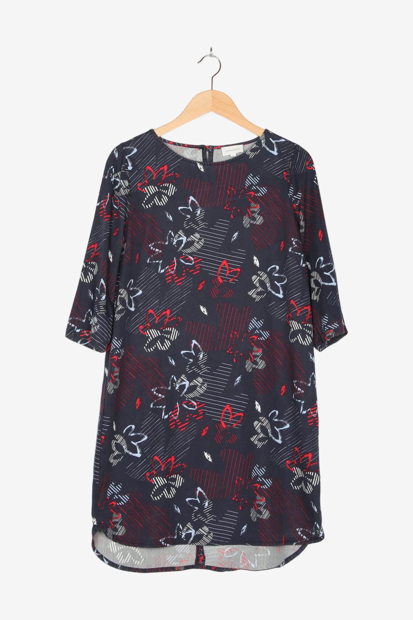 Webkleid mit Alloverprint RS